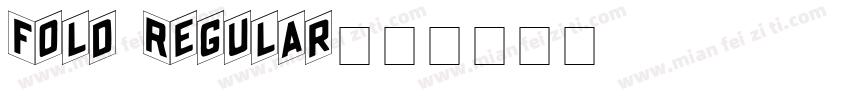 Fold Regular字体转换